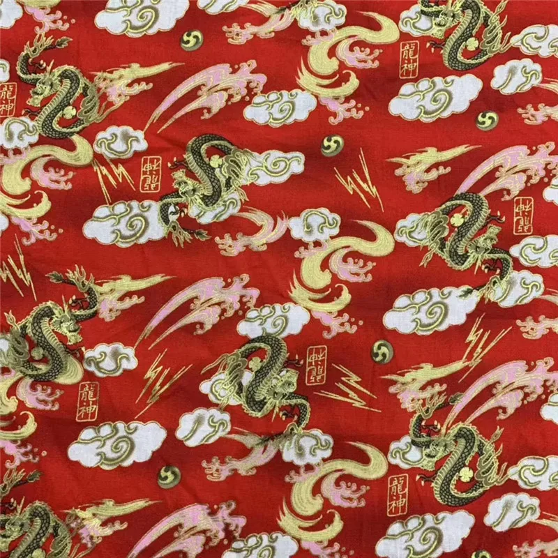 new design 16s 60*60 japanese fabric dragon japan prints 100% cotton