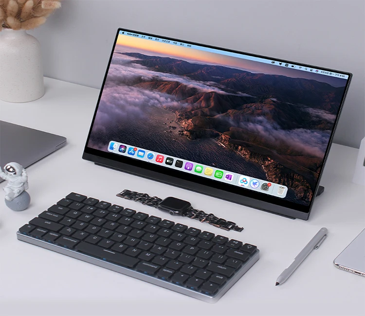 Ehomwei 13.3 and 15.6 inch Portable Monitor - OLED Touch Monitor dual Touch Screen 4K Original oled screen portable monitor