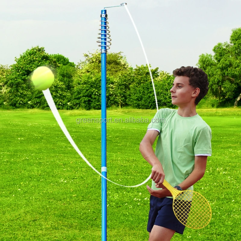 Лидер продаж металлический роторный Вращающийся набор полюсный Теннисный swingball