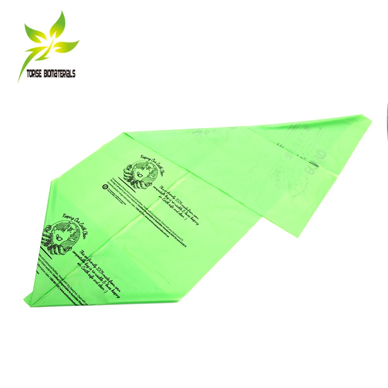 Manufacture custom biodegradable plastic compostable Garbage Bags Disposable trash garbage bags eco friendly