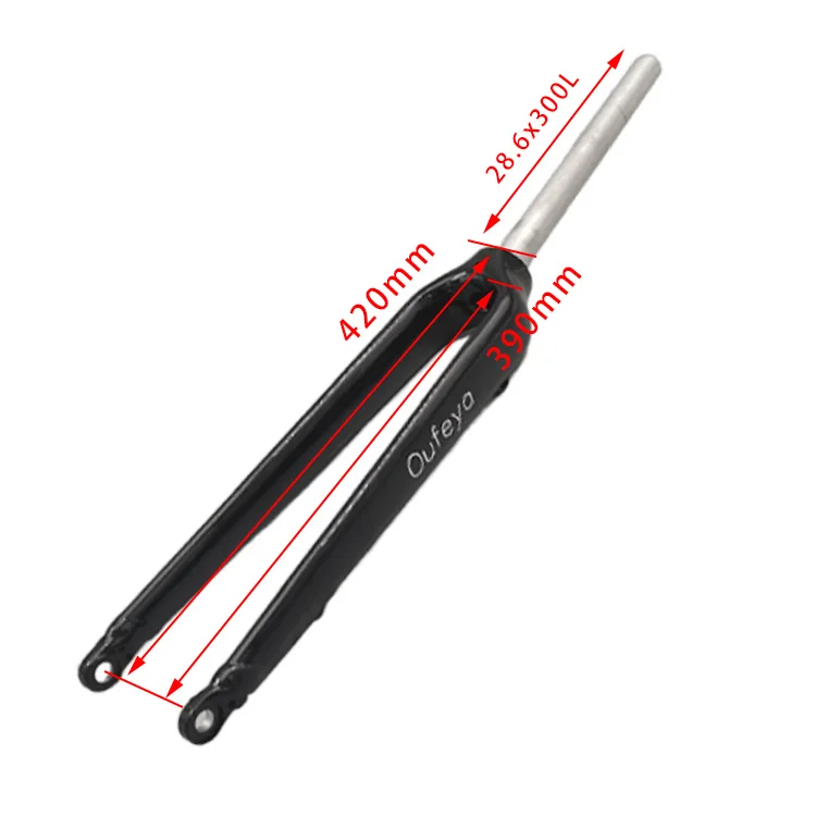 Electric Bicycle Fork Oufeya E Bike Fork ODM OEM Customized Aluminum Alloy 6061 Bicycle Fork For Gravel Bike