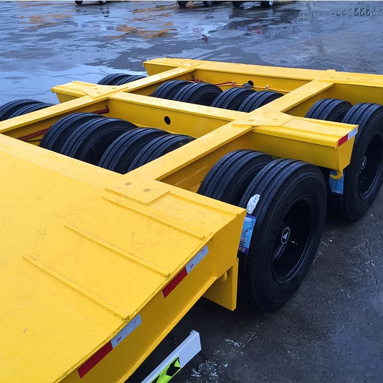 China Manufacture Tongya 3 or 4 Axles Low Bed Truck Trailer