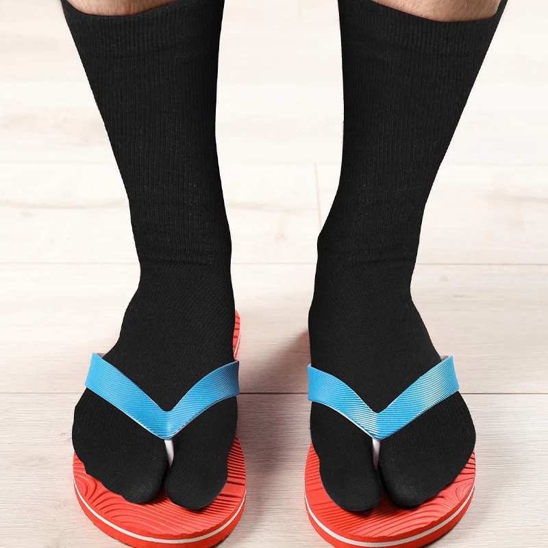 Casual Sock Fashion Fun Premium Cotton Blend Big Toe Flip Flop Tabi Socks