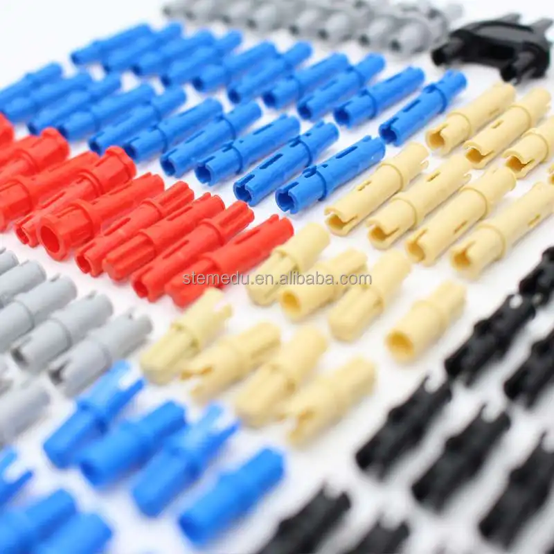 Stemedu Technical Parts and Pieces Beams Axles Connectors Bricks Sets, Chassis Frame Liftarm and Pins Building Blocks Kits Toys