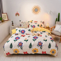 Wholesale Amazon Nice Price Hot Optional Quilt Bedding Set 100% Cotton Bedsheets Canadian Bedsheet