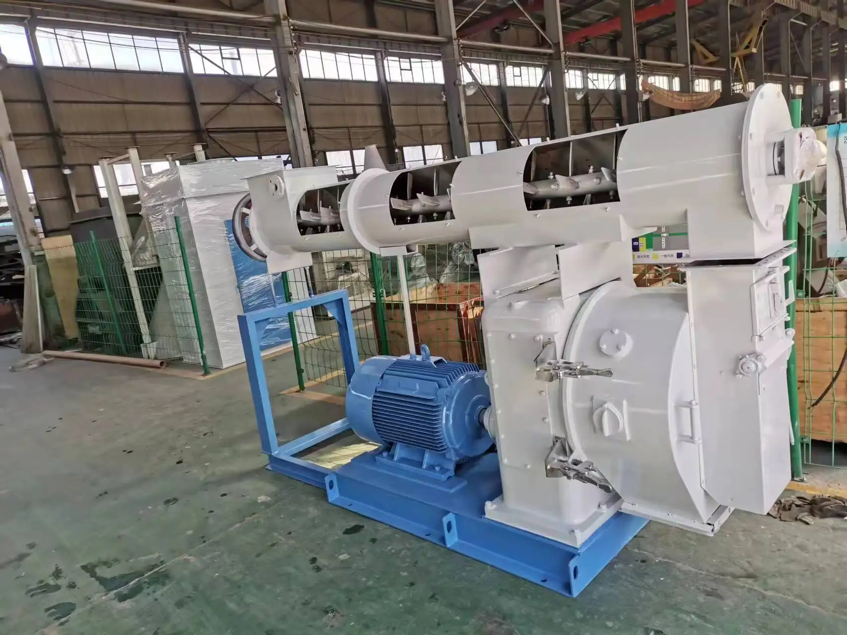 Chicken and Poultry Manure Dung Organic Fertilizer or Bio Fertilizer Belt Drive Ring Die Pellet Making Machine