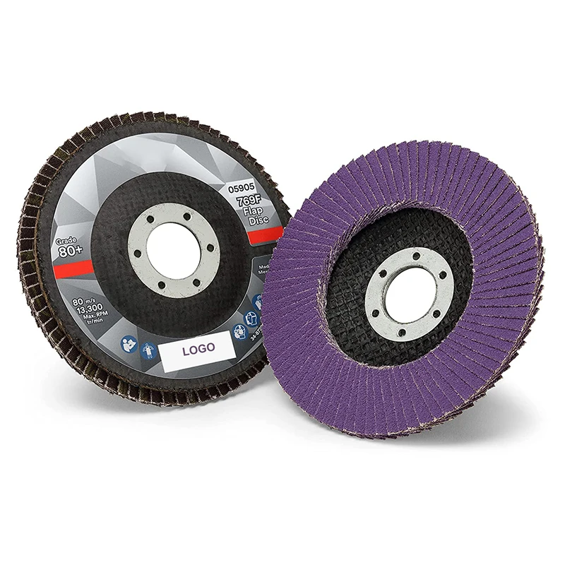 Flap Disc Fashionable diamond flap discs 40/60/80/120/180 Grit 52.5mm Flap disc for stainless steel