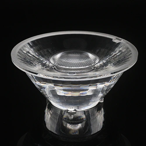 Manufacturer 75MM PMMA PC Plastic Optical LED Lens Indoor Led Lenses Down Light Spot Light Track light LES 6-21mm TIR LED Lens