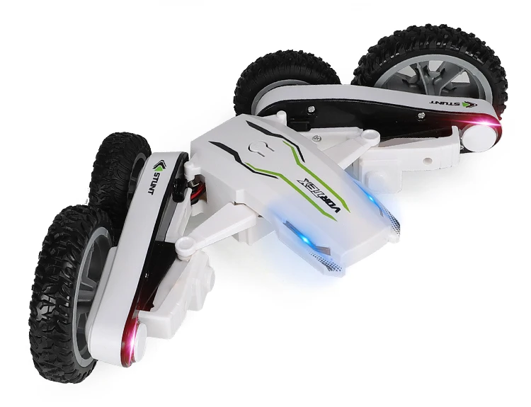 Двухсторонняя игрушечная машинка Flytec 821 2 4 г вращающаяся на 360 градусов с цветами в рулоне для трюков дистанционным
