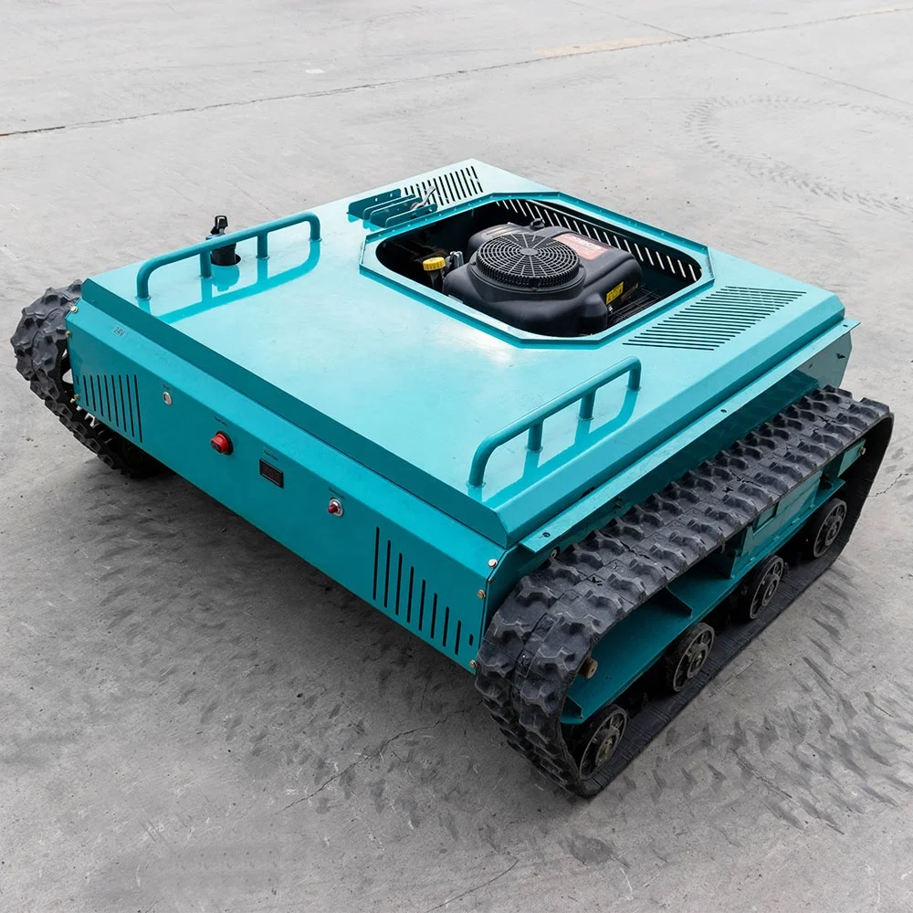 22HP Mini Lawn Mower Cheap Price Cordless Crawler Remote Control Portable Mower