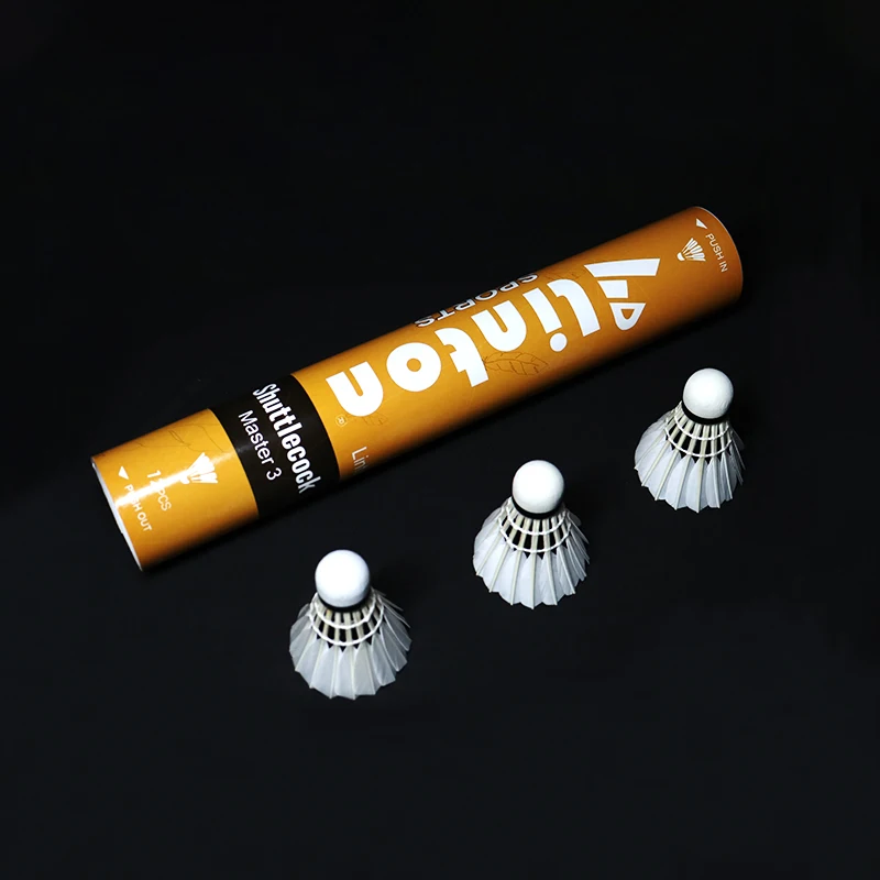 Chinese manufacturer White Duck Feathers Shuttles Badminton Shuttlecock hybrid shuttlecocks tournament