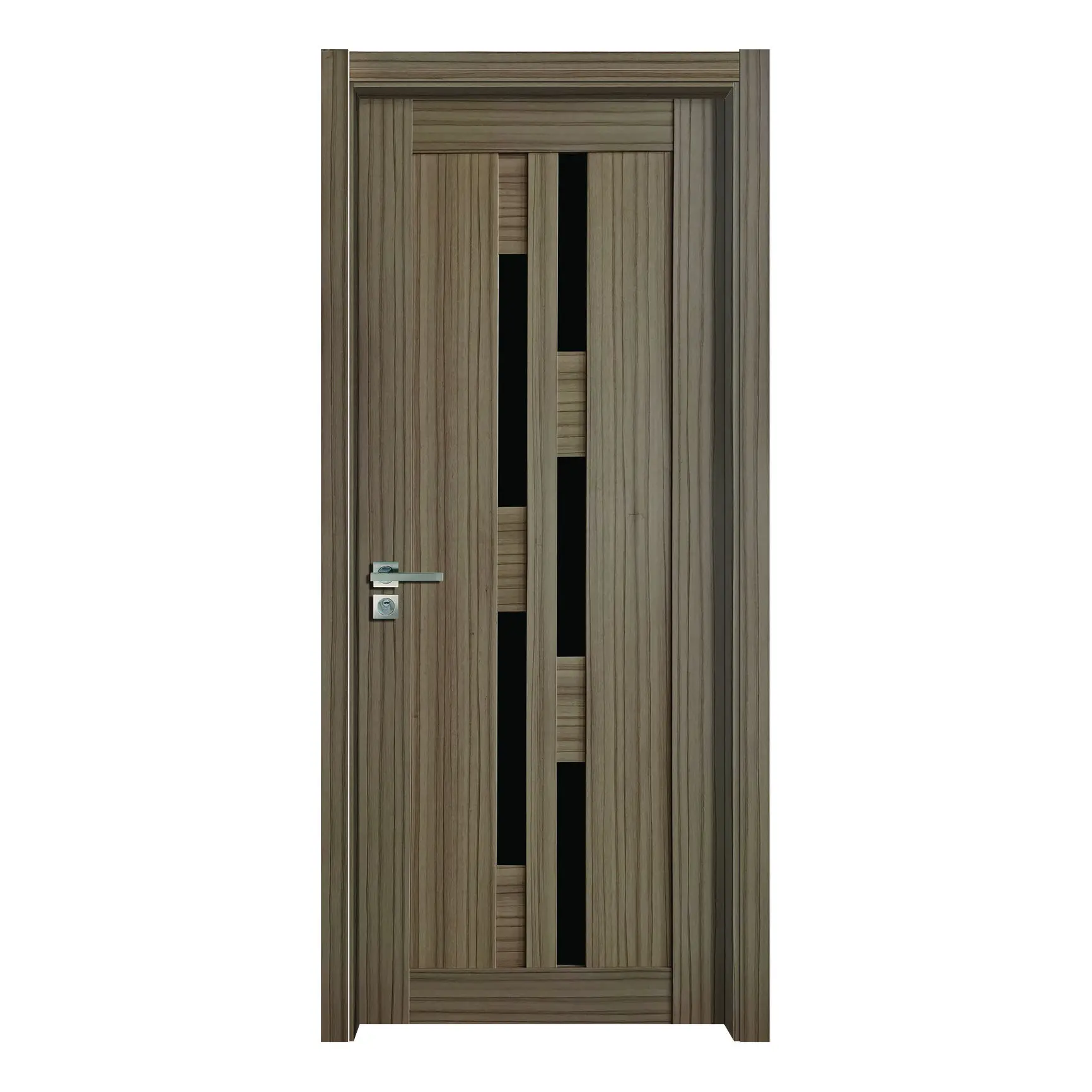 European series China factory PVC interior door apartment house room paint-free PVC MDF bathroom door