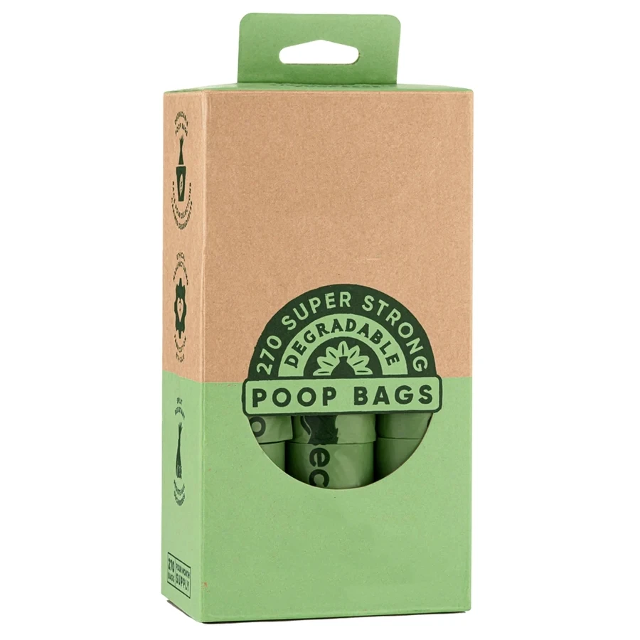 epi hdpe eco-friendly degradable plastic technology pet dog waste poop bag biodegradable