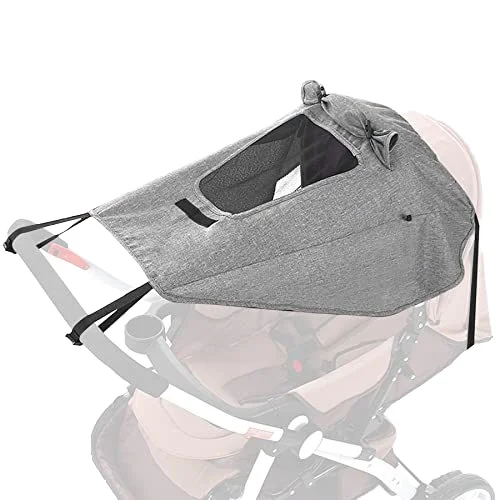 High Quality Uv Resistant Sun Shade Foldable Adjustable Waterproof Canopy Baby Stroller Pram Carriag Sun Cover Uv Proof