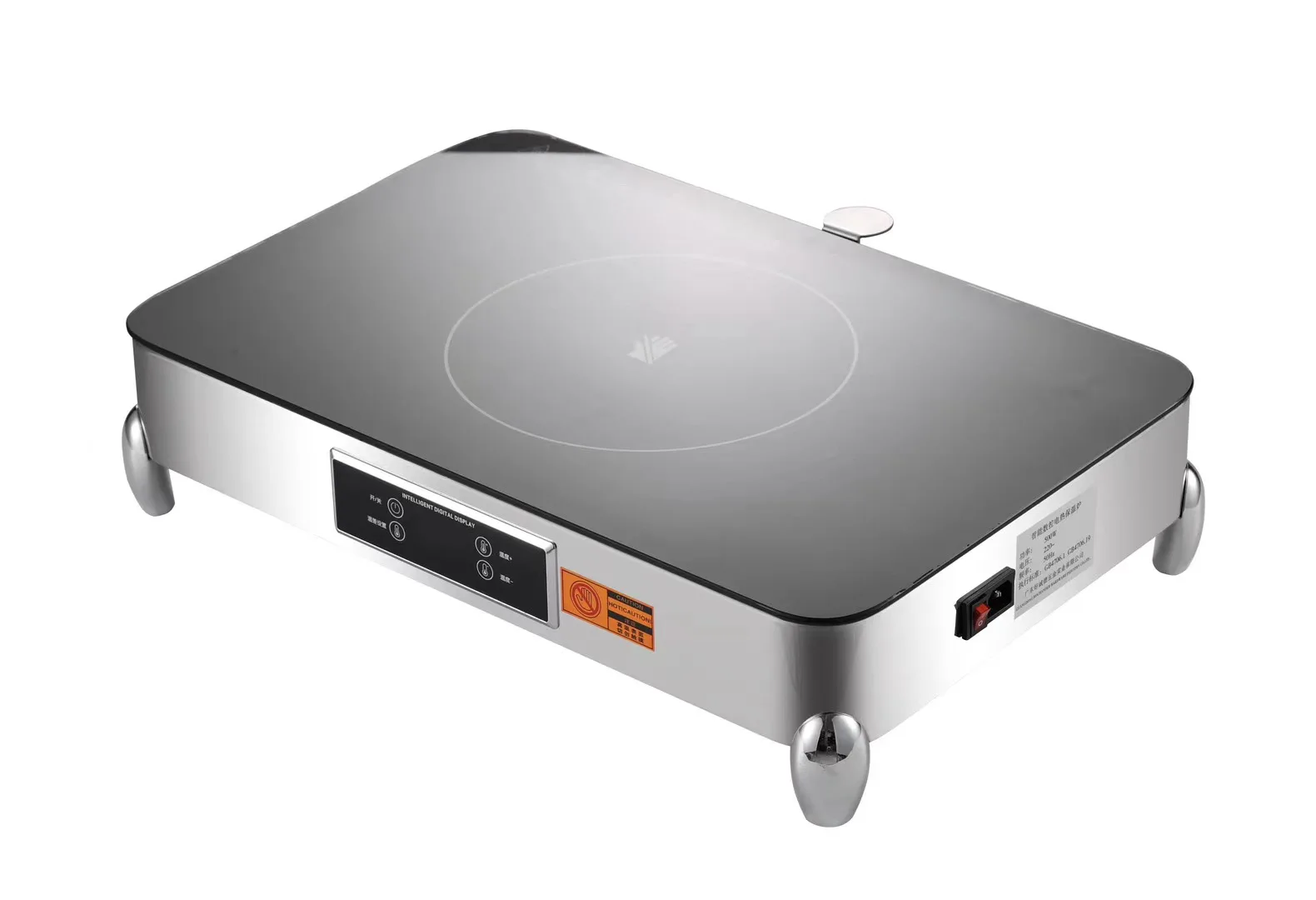 luxurious commercial stainless steel chafing dish electric touch panel buffet food warmer with many designs for high-end hotel