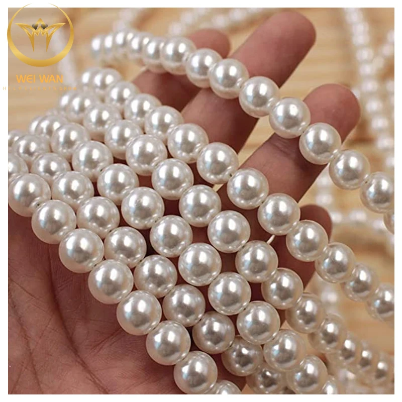 Imitation Pearl Beads Purse Chain Replacement Short Pearl Necklace Resin Handbag Strap DIY Clutches Handles