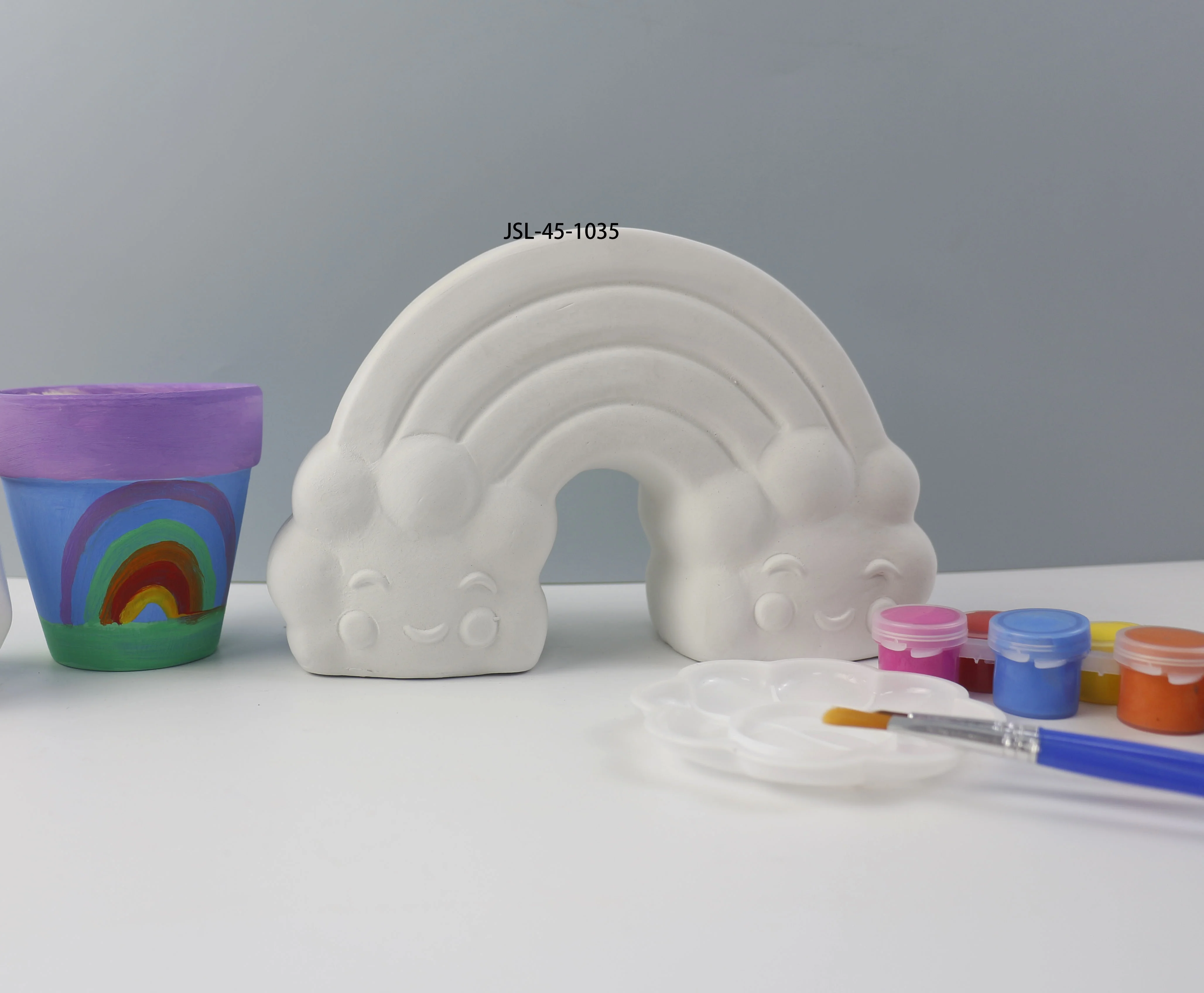 Educational DIY Painting Ceramic Unicorn Saving Bank Paint Your Own For Kids Animal Paint Set