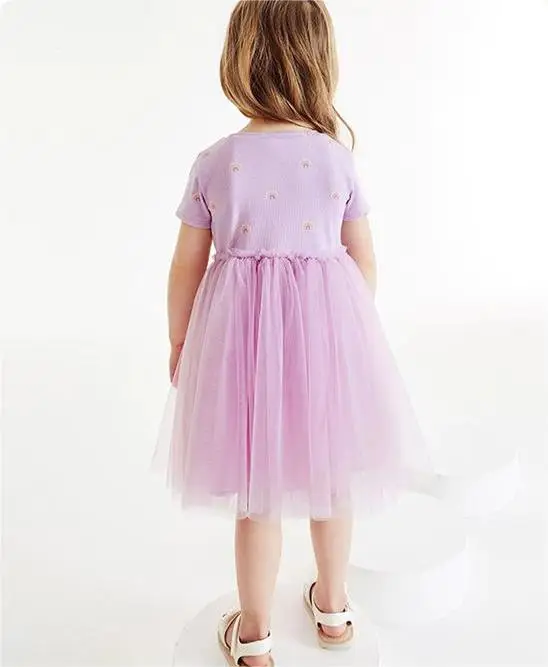 Children Girl Clothing Kids Clothes Printing Summer Short Sleeve Little Girls party skirt baby Princess Dress