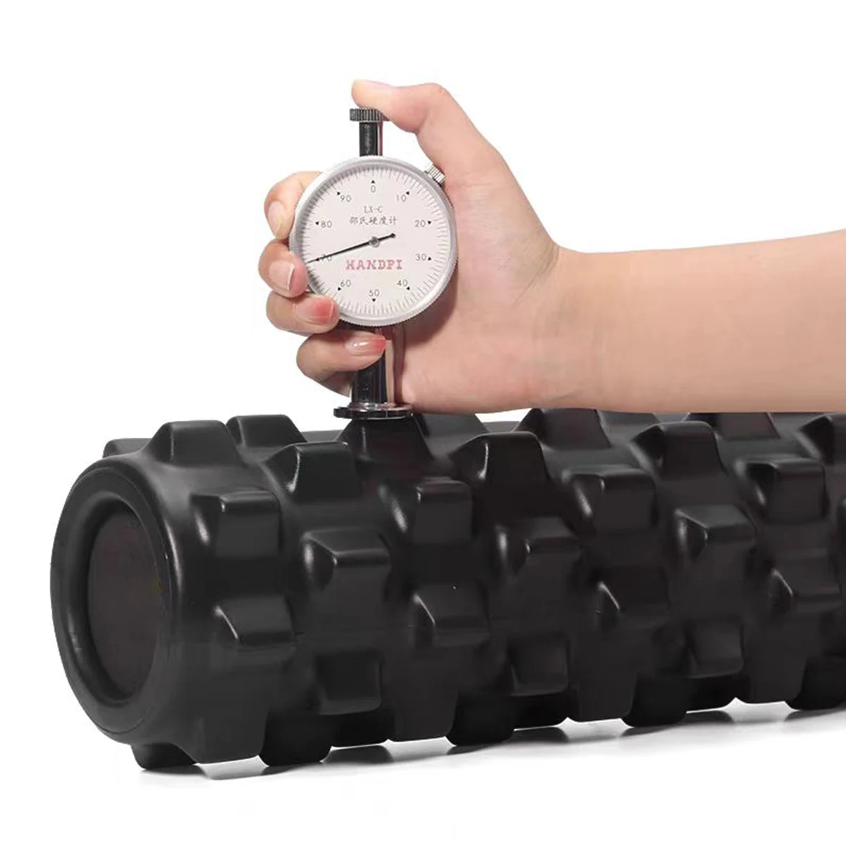 High-Density Foam Roller for Fitness Yoga & Massage Solid PVC Shaft Portable Muscle Release Exercise Tool EVA Materials