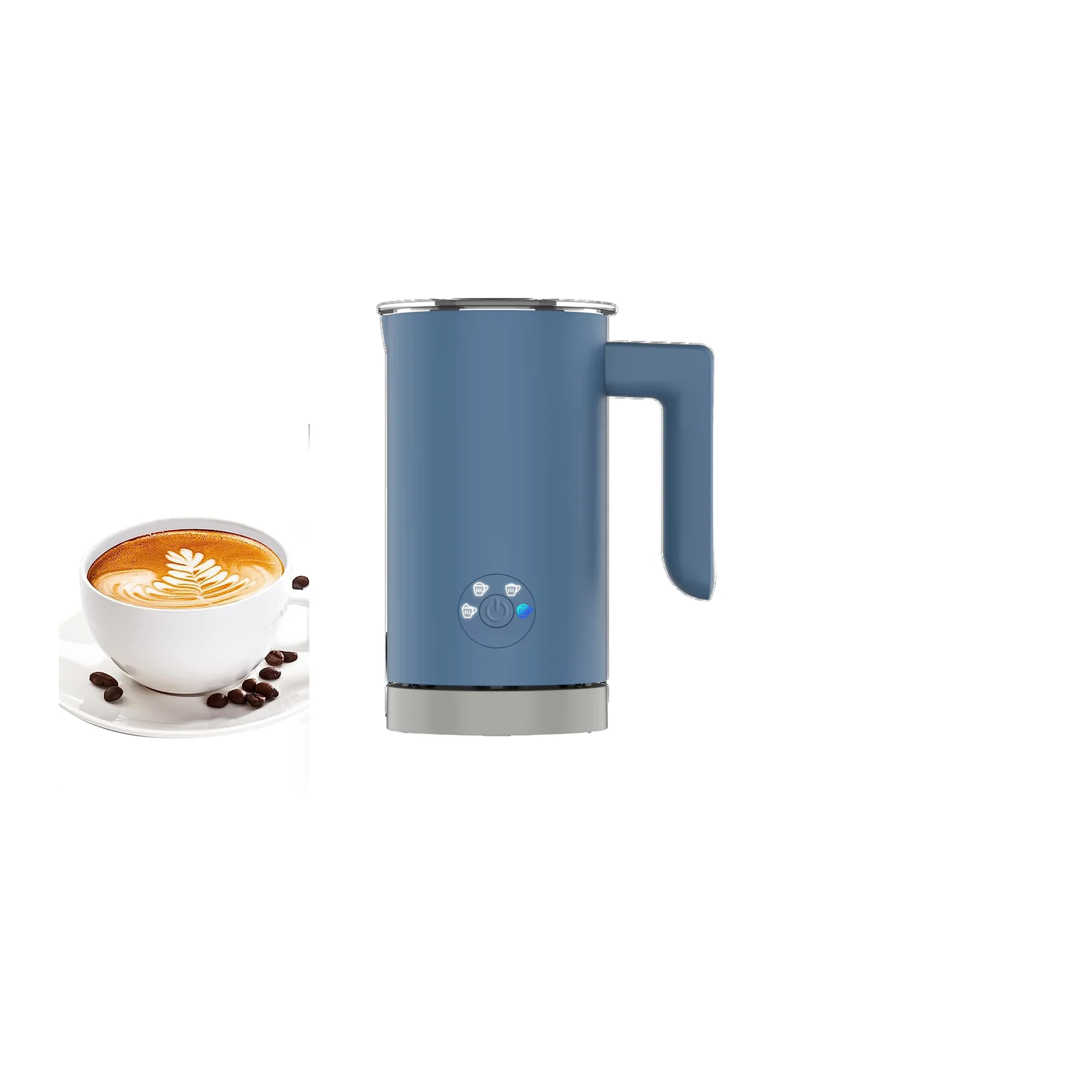 Automatic hot and cold foaming milk frother from office and home use