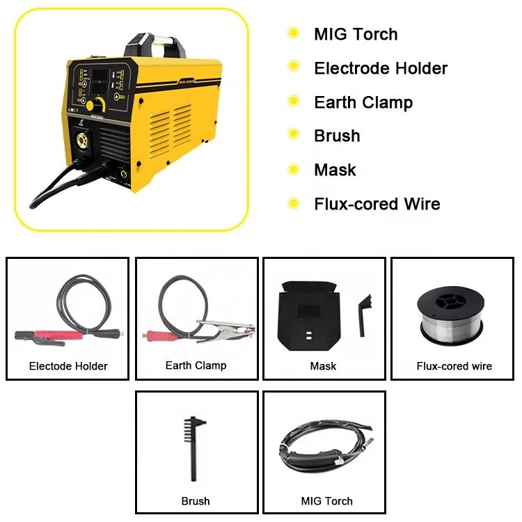 Digital Control Inverter 5Kg 180A Gas No Gas Mig Welding Machine