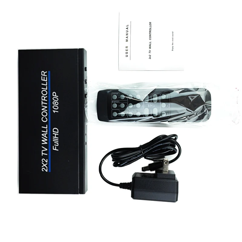 Factory 2x2 TV WALL Controller support 1080p /4k60hz  full HD 2x2 Picture stitching processor