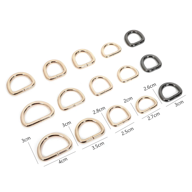 Wholesale Metal Stainless Steel O Ring D Ring Aluminium For Bag