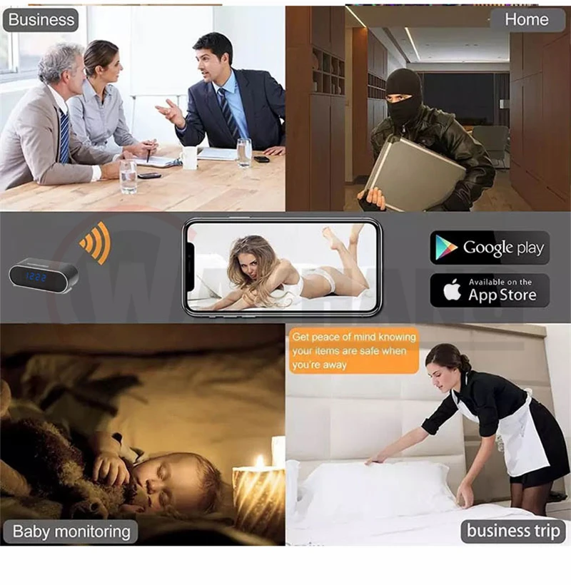 Мини Wi-Fi камера Full HD 1080P инфракрасная ночного видения Micro P2P IP наружная видеонаблюдения с датчиком движения