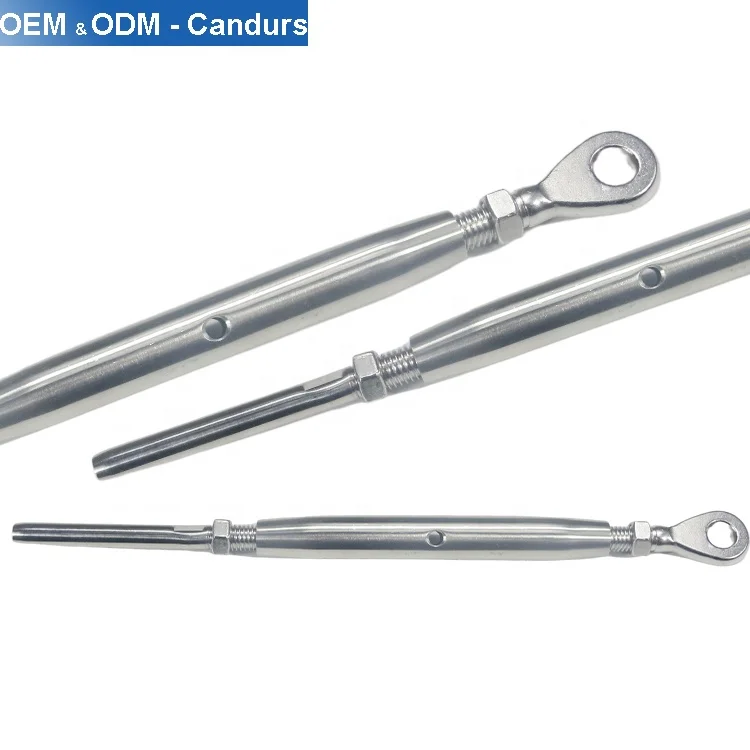 
Eye Swage 316 Stainless Steel Wire Rope Turnbuckle 