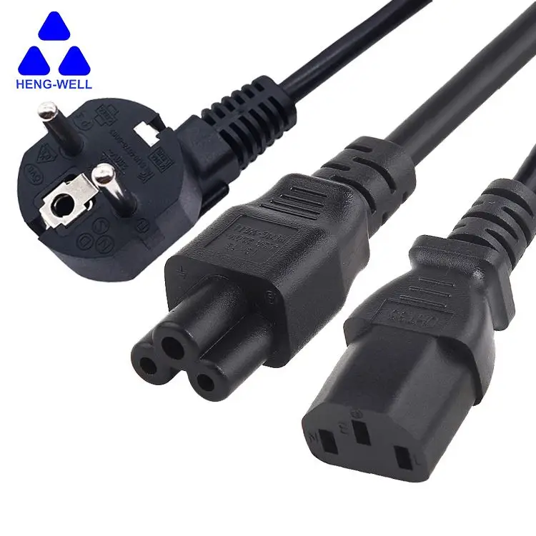 EU KC VDE Certificate 3 Pin Plug 10/16A 110V/250V Power Cable Computer C13 Extension Cord Laptops EU UK US Supply Power Cords