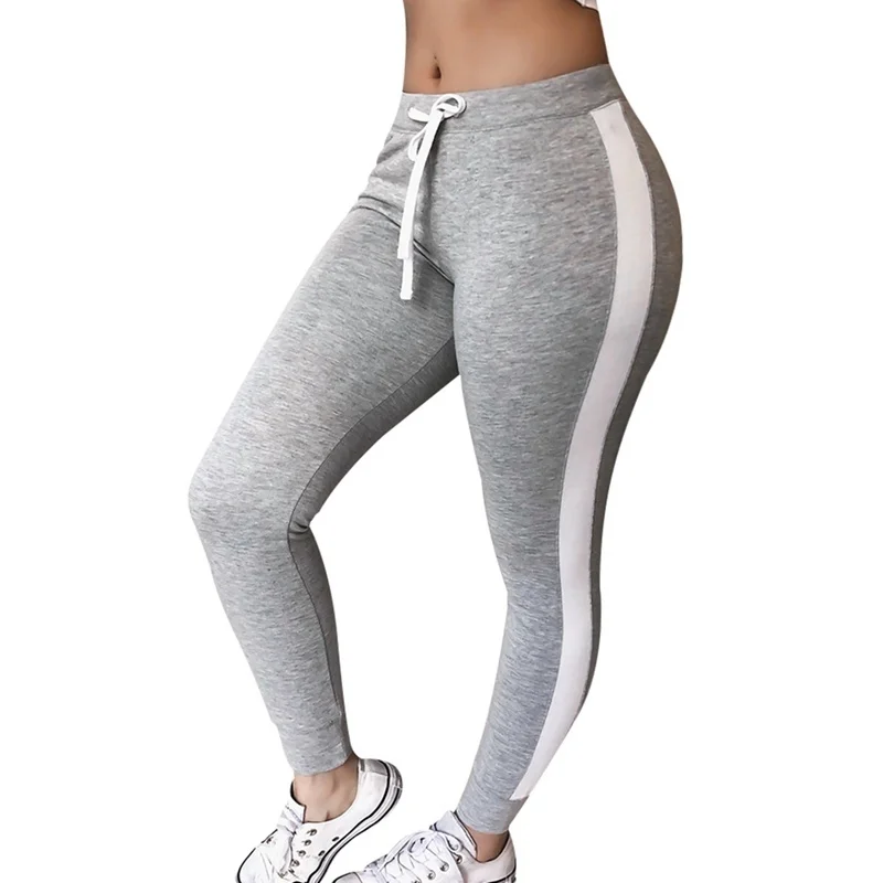 2019 New Sexy Women Fashion Slim Fit Striped Pants Yoga Running Pants Workout Leggings Fitness Gym Trousers Outdoor Leggings