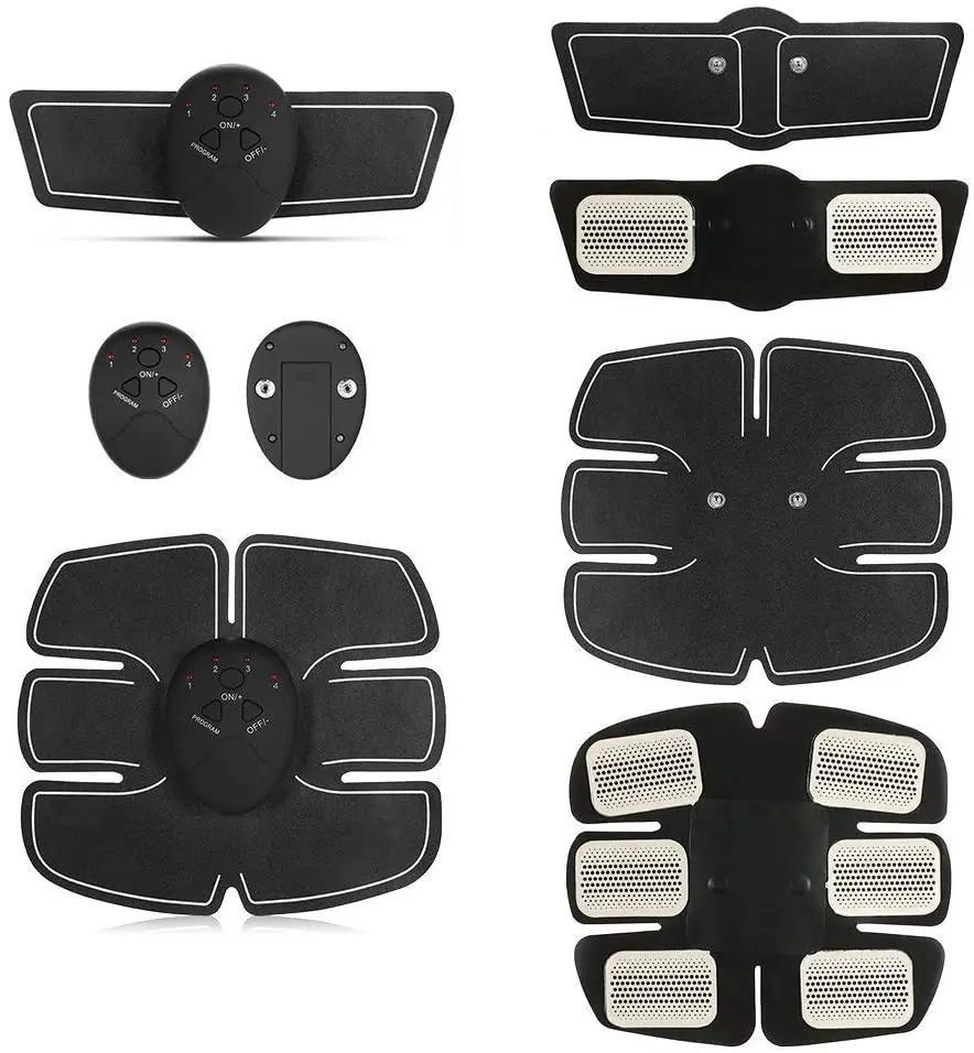 Hot Selling 6-pack Smart Ems Abdominal Abs Muscle Stimulator Body Toning Belt Fitness
