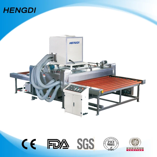 Good price industrial glass washing equipment /automatic horizontal flat glass washing equipment