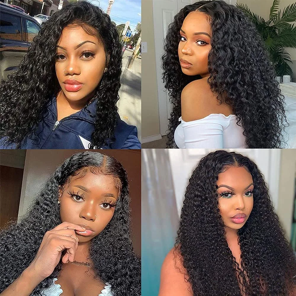 Factory Wholesale Deep Wave HD Full Lace Wigs Human Hair Lace Front Peruvian Virgin Hair 360 Lace Front Wigs for Black Women