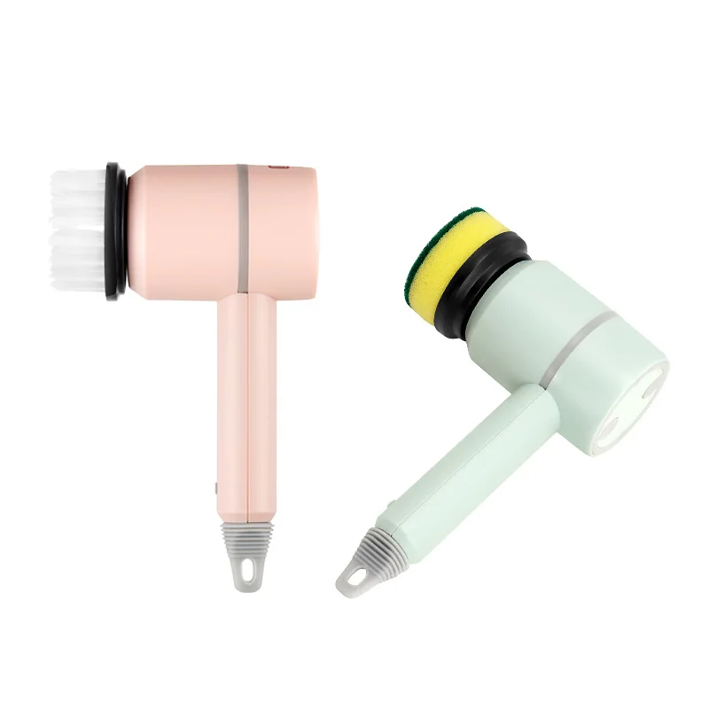 Electric Spin Rechargeable Automatic Cordless Kitchen Rotating Cleaning Brush