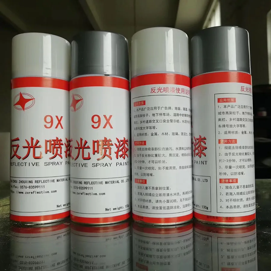 
Reflective spray paint for marine painting 