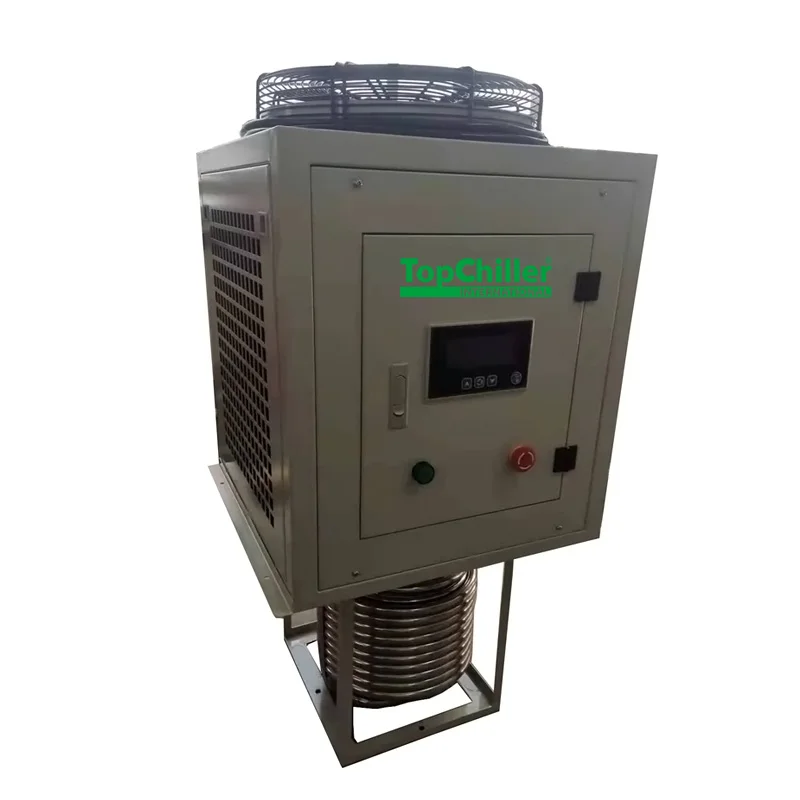 Economical Operate 4HP 11KW Air Cooled Hydraulic Cooling Oil Chiller For CNC Machine