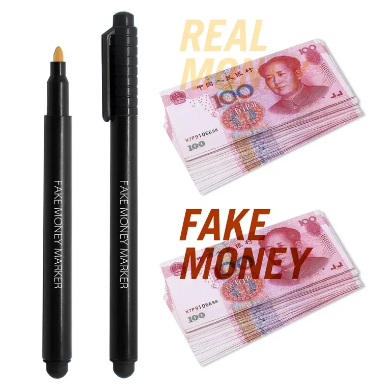 Euro USD Counterfeit Mony Detector Pen Fake Dollars Bill Currency Checker