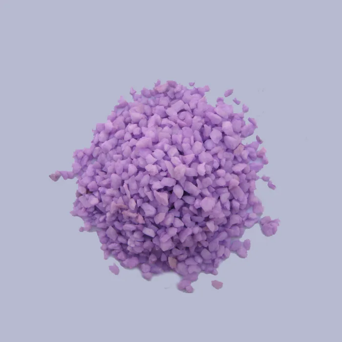 Colorful Granite and marble gravel & crushed stone chips for landscaping