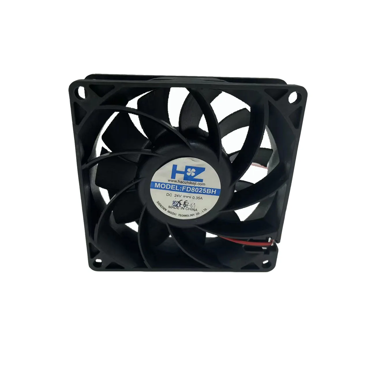 8025Enclosure Axial Flow Fan Airflow Axial Fan DC 12V Cooler Axial Fan Industrial Carbon Steel Black OEM Customized Motor