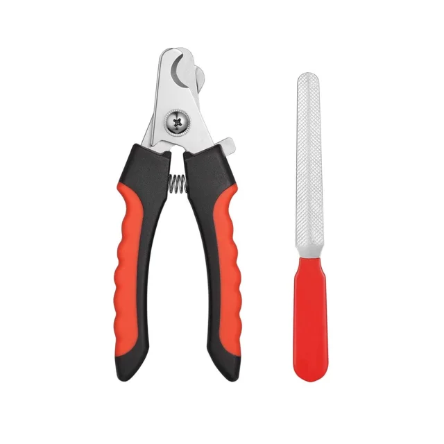 
Professional Quality Stainless Steel Dog Nail Clipper Safely Easily Control Pet Nail Clipper Set 