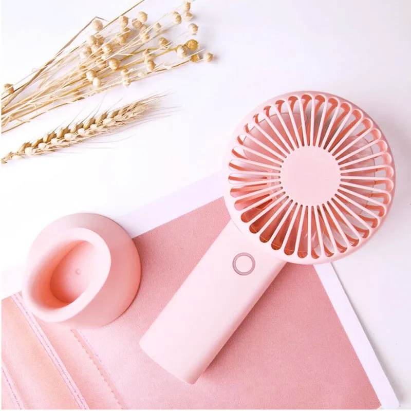 
mini USB fan Portable Personalized Handheld Battery Fans 4000mAh high capacity Rechargeable LED cooling desk fan for OEM gifts 