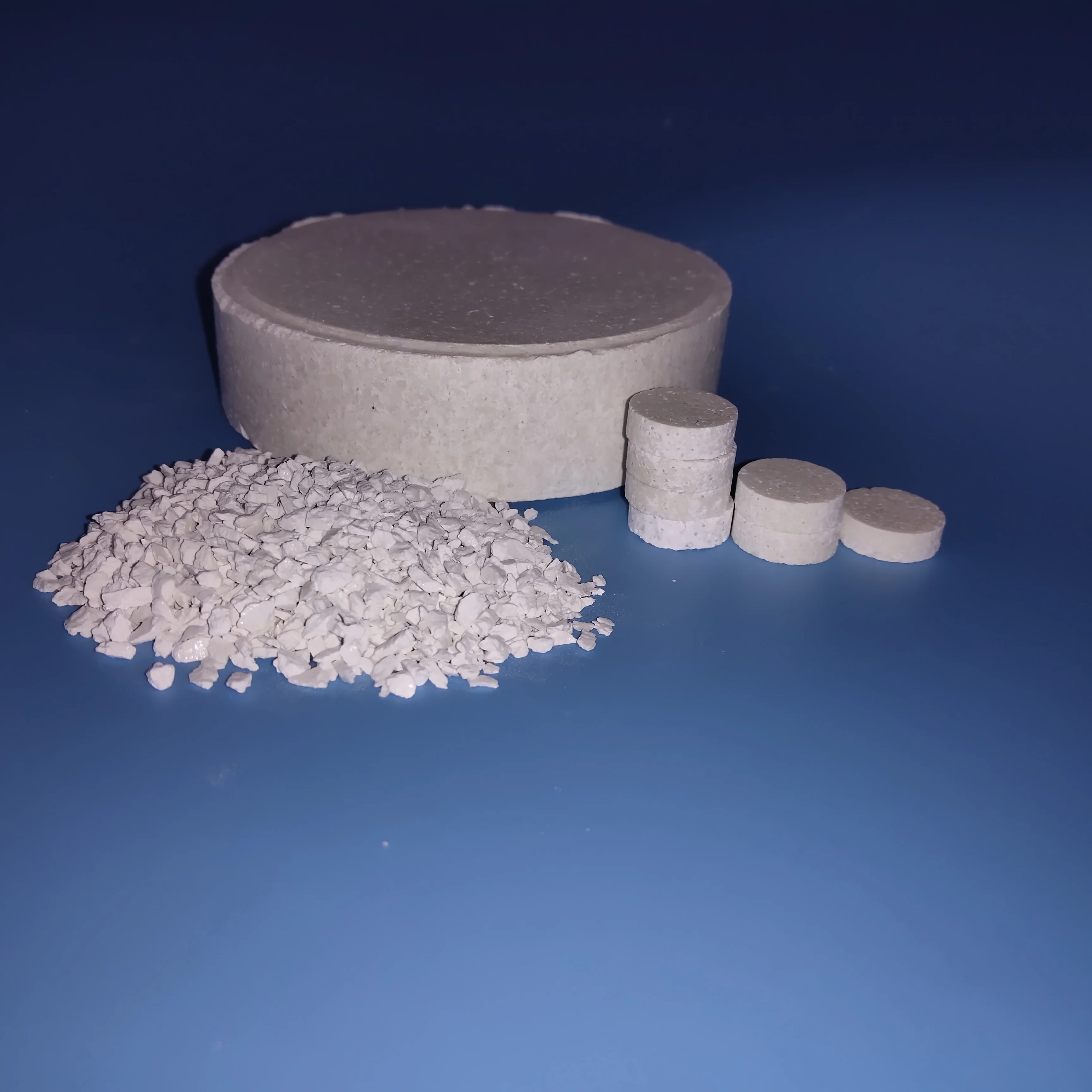 Calcium hypochlorite 65%-70% tablets +calcium hypochlorite manufacture ability 45000 tons per year