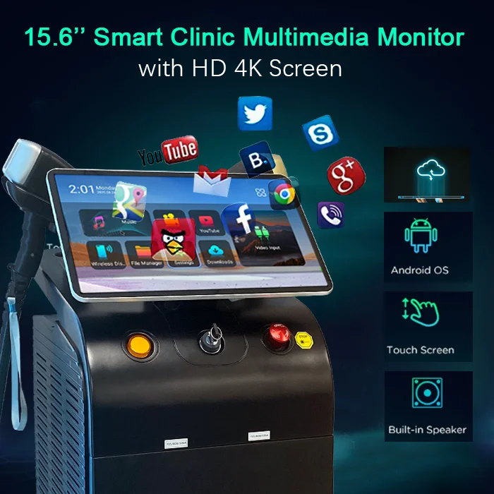 Android app laser hair removal Remote control hair removal with Android 808/755/1064nm diode laser hair removal