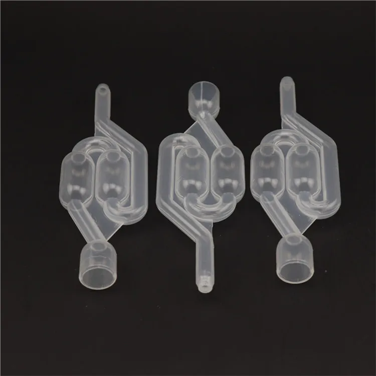 S-Shape One way Fermentation Airlock Wine Making Home Brew Beer Plastic Air Lock