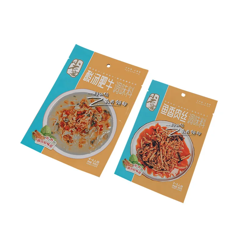 biodegradable stand up pouch for frozen food for fish chicken food packaging