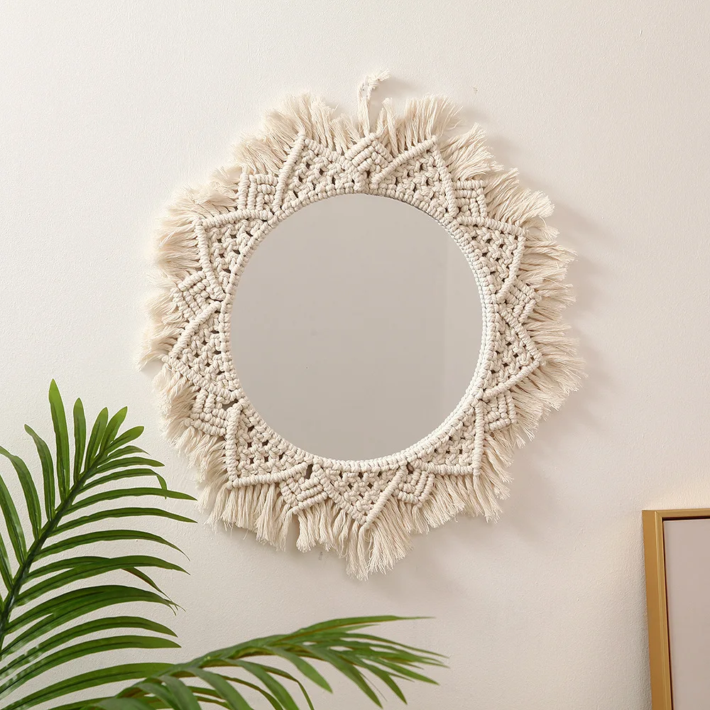 New fabrics mirrors home living room art mirrors decor wall bathroom wholesale bohemian mirrors