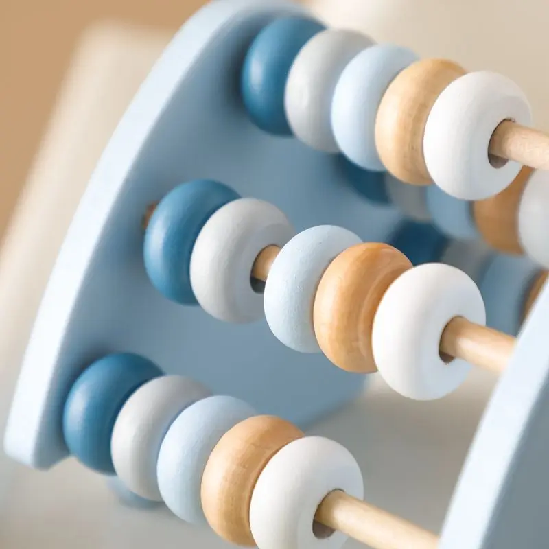 2023 New Montessori educational toys Infant early education toys 5 in 1 Wooden Rocket Cognitive Baby Toy