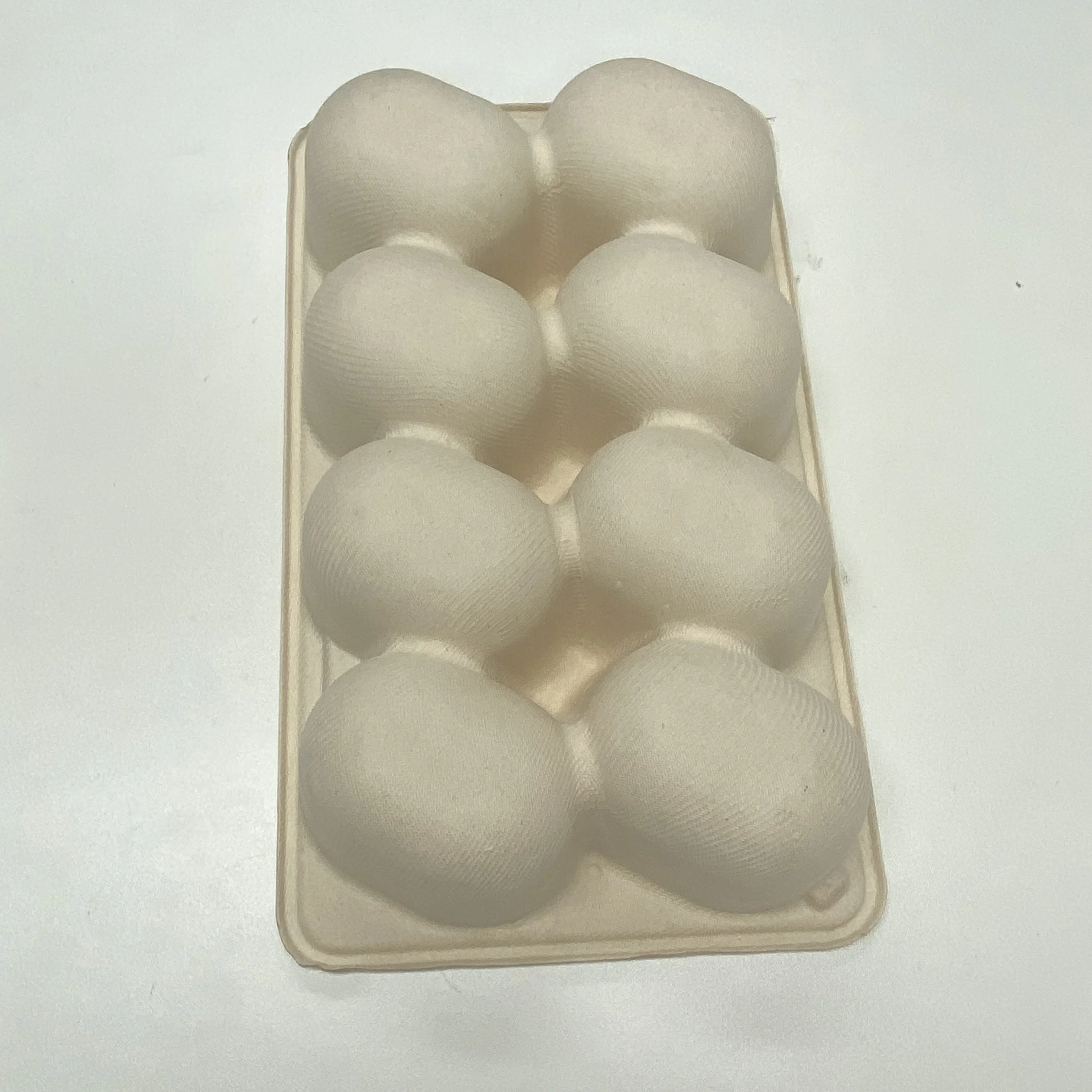 ecological Recycled gift box xicai packaging eco friendly kiwi orange fruit molded pulp packaging paper tray food packaging