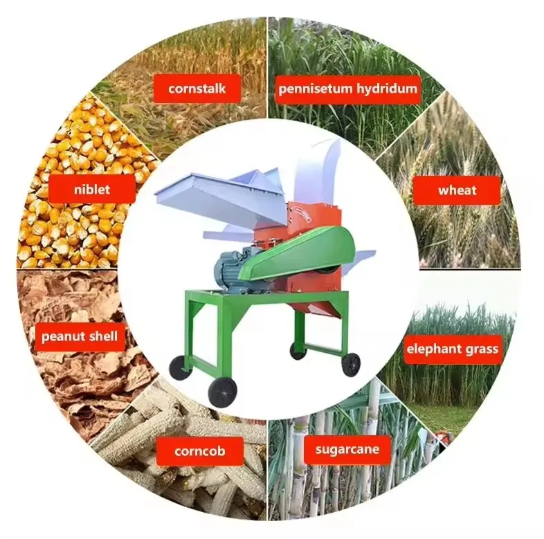 Agricultural And Fodder Chaff Cutter Machine Grass Chopper Diesel Mini Chaff Cutter Machine